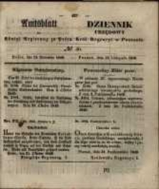 Amtsblatt der K&ouml;niglichen Regierung zu Posen. 1849.11.13 Nr.46