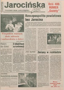 Gazeta Jarocińska 1998.05.29 Nr22(400)