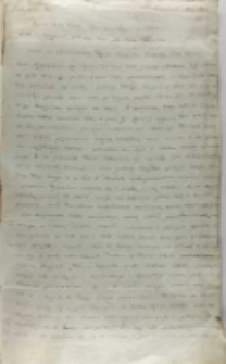 Kopia listu Piotra Myszkowskiego z Mirowa wojewody rawskiego do króla, Mirów 16.09.1600