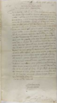 Georgius Farensbach palatinus Vendensis Sigismundo III regi Poloniae, Rodenpois, 29.11.1600