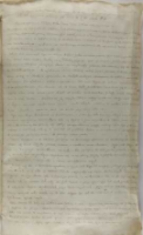 Kopia listu Samuela Łaskiego do króla Zygmunta III, Szynwałd 28.04.1601