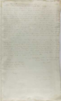 Kopia listu Stanisława Golskiego do króla, Bar 24.05.1601