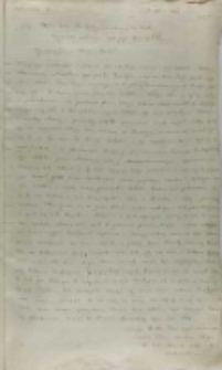 Kopia listu Mikołaja Zebrzydowskiego wojewody i generała krakowskiego do kr&oacute;la, Lanckorona 07.11.1601