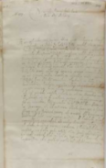 Jan Karol Chodkiewicz do króla, z obozu pod Dorpatem 20.12.1602