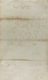 Jan Karol Chodkiewicz do kr&oacute;la, Dorpat 06.02.1603