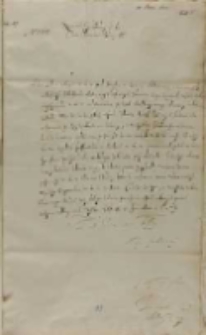 Jan Karol Chodkiewicz do kr&oacute;la, Dorpat 15.06.1603