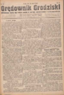 Orędownik Grodziski: niezależne pismo dla rodzin polskich powiatu grodziskiego i nowotomyskiego : organ centralny dla miast: Grodziska, Opalenicy, Buku, Nowego Tomyśla, Zbaszynia i Lwówka 1923.03.14 R.5 Nr21