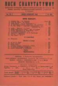 Ruch Charytatywny: miesięcznik Związku Towarzystw Dobroczynności "Caritas" i Rad Wyższych Konferencji św. Wincentego a Paulo Męskich i Żeńskich 1936 wrzesień/październik R.15 Nr9/10