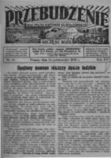 Przebudzenie: organ Związku Robotnik&oacute;w Rolnych i Leśnych ZZP. 1935.10.24 R.17 Nr43