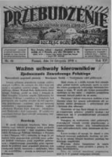 Przebudzenie: organ Związku Robotników Rolnych i Leśnych ZZP. 1935.11.14 R.17 Nr46