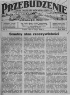 Przebudzenie: organ Związku Robotnik&oacute;w Rolnych i Leśnych ZZP. 1936.02.06 R.18 Nr6