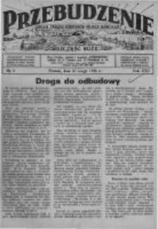 Przebudzenie: organ Związku Robotnik&oacute;w Rolnych i Leśnych ZZP. 1936.02.20 R.18 Nr8