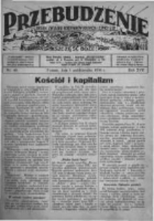 Przebudzenie: organ Związku Robotników Rolnych i Leśnych ZZP. 1936.10.01 R.18 Nr40