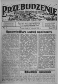 Przebudzenie: organ Związku Robotnik&oacute;w Rolnych i Leśnych ZZP. 1936.11.26 R.18 Nr48