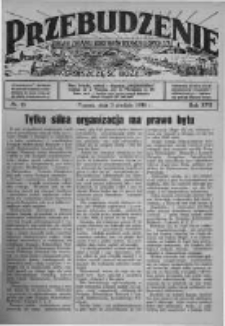 Przebudzenie: organ Związku Robotników Rolnych i Leśnych ZZP. 1936.12.03 R.18 Nr49