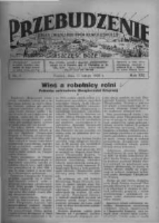 Przebudzenie: organ Związku Robotnik&oacute;w Rolnych i Leśnych ZZP. 1938.02.17 R.20 Nr7