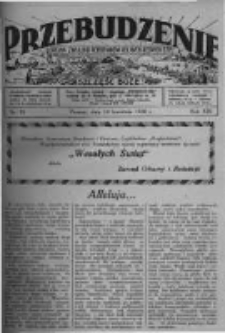 Przebudzenie: organ Związku Robotnik&oacute;w Rolnych i Leśnych ZZP. 1938.04.14 R.20 Nr15