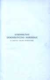 Stronnictwo Demokratyczno-Narodowe w świetle nauki katolickiej