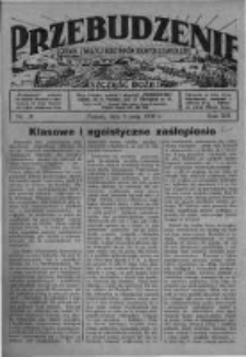 Przebudzenie: organ Związku Robotnik&oacute;w Rolnych i Leśnych ZZP. 1938.05.05 R.20 Nr18