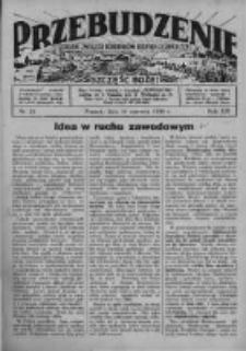 Przebudzenie: organ Związku Robotnik&oacute;w Rolnych i Leśnych ZZP. 1938.06.16 R.20 Nr24