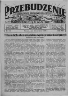Przebudzenie: organ Związku Robotnik&oacute;w Rolnych i Leśnych ZZP. 1938.06.23 R.20 Nr25