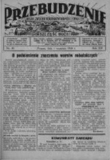Przebudzenie: organ Związku Robotnik&oacute;w Rolnych i Leśnych ZZP. 1938.09.01 R.20 Nr35
