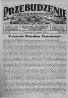 Przebudzenie: organ Związku Robotników Rolnych i Leśnych ZZP. 1938.09.15 R.20 Nr37