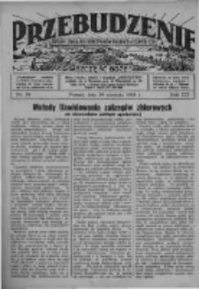 Przebudzenie: organ Związku Robotnik&oacute;w Rolnych i Leśnych ZZP. 1938.09.29 R.20 Nr39