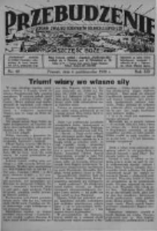 Przebudzenie: organ Związku Robotnik&oacute;w Rolnych i Leśnych ZZP. 1938.10.06 R.20 Nr40