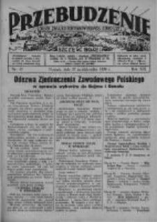 Przebudzenie: organ Związku Robotników Rolnych i Leśnych ZZP. 1938.10.27 R.20 Nr43