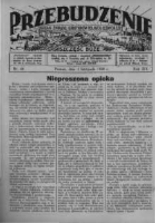 Przebudzenie: organ Związku Robotnik&oacute;w Rolnych i Leśnych ZZP. 1938.11.03 R.20 Nr44