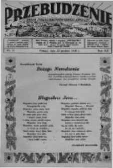 Przebudzenie: organ Związku Robotników Rolnych i Leśnych ZZP. 1938.12.22 R.20 Nr51