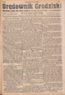 Orędownik Grodziski: niezależne pismo dla rodzin polskich powiatu grodziskiego i nowotomyskiego : organ centralny dla miast: Grodziska, Opalenicy, Buku, Nowego Tomyśla, Zbaszynia i Lw&oacute;wka 1923.05.23 R.5 Nr40