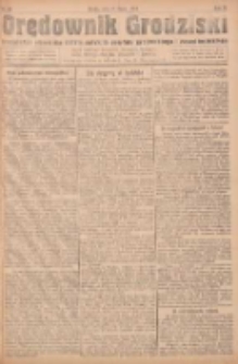 Orędownik Grodziski: niezależne pismo dla rodzin polskich powiatu grodziskiego i nowotomyskiego : organ centralny dla miast: Grodziska, Opalenicy, Buku, Nowego Tomyśla, Zbaszynia i Lw&oacute;wka 1923.07.04 R.5 Nr51