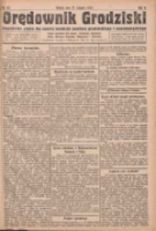 Orędownik Grodziski: niezależne pismo dla rodzin polskich powiatu grodziskiego i nowotomyskiego : organ centralny dla miast: Grodziska, Opalenicy, Buku, Nowego Tomyśla, Zbaszynia i Lwówka 1923.08.11 R.5 Nr62