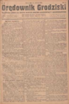 Orędownik Grodziski: niezależne pismo dla rodzin polskich powiatu grodziskiego i nowotomyskiego : organ centralny dla miast: Grodziska, Opalenicy, Buku, Nowego Tomyśla, Zbaszynia i Lw&oacute;wka 1923.08.22 R.5 Nr65