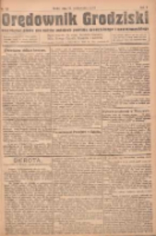 Orędownik Grodziski: niezależne pismo dla rodzin polskich powiatu grodziskiego i nowotomyskiego : organ centralny dla miast: Grodziska, Opalenicy, Buku, Nowego Tomyśla, Zbaszynia i Lw&oacute;wka 1923.10.17 R.5 Nr81