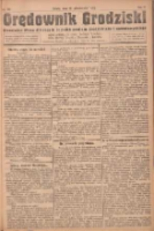 Orędownik Grodziski: niezależne pismo dla rodzin polskich powiatu grodziskiego i nowotomyskiego : organ centralny dla miast: Grodziska, Opalenicy, Buku, Nowego Tomyśla, Zbaszynia i Lw&oacute;wka 1923.10.20 R.5 Nr82
