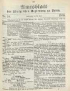 Amtsblatt der K&ouml;niglichen Regierung zu Posen. 1900.06.12 Nro.24