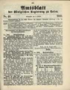 Amtsblatt der K&ouml;niglichen Regierung zu Posen. 1900.10.02 Nro.40