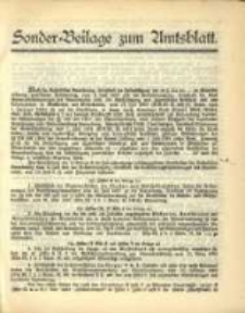 Sonder - Beilage zum Amtsblatt