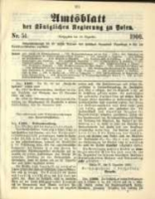 Amtsblatt der K&ouml;niglichen Regierung zu Posen. 1900.12.18 Nro.51