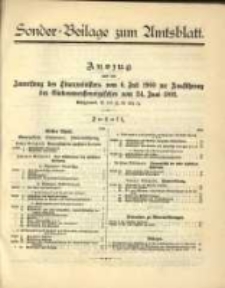 Sonder - Beilage zum Amtsblatt