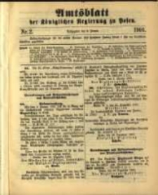 Amtsblatt der K&ouml;niglichen Regierung zu Posen. 1901.01.08 Nro.2
