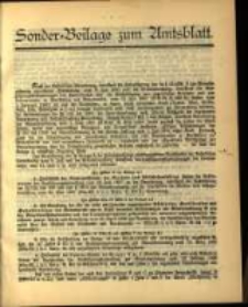 Sonder - Beilage zum Amtsblatt