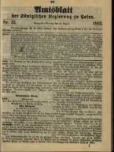 Amtsblatt der K&ouml;niglichen Regierung zu Posen. 1902.08.19 Nro.33