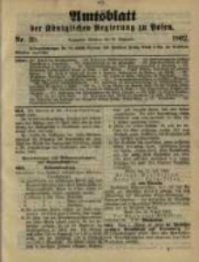 Amtsblatt der K&ouml;niglichen Regierung zu Posen. 1902.09.30 Nro.39