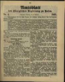 Amtsblatt der K&ouml;niglichen Regierung zu Posen. 1903.01.27 Nro.4