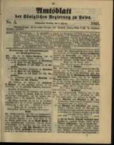Amtsblatt der K&ouml;niglichen Regierung zu Posen. 1903.02.03 Nro.5