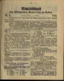 Amtsblatt der Königlichen Regierung zu Posen. 1903.02.10 Nro.6